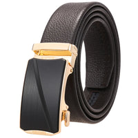 HKM-685331 Genuine Leather Men's Belt with Stylish Design for Everyday Wear