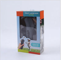 HKM-057619 Pet Snack Launcher for Outdoor Training - Easy to Clean, Simple Operation, Transparent Food Storage
