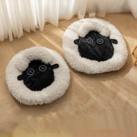 HKM-996179 Cozy Winter Round Cat Bed for Ultimate Comfort and Warmth