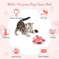 HKM-301971 Interactive Pet Puzzle Toy with Bell and Snack Dispenser for Cats, Dogs, and Small Pets