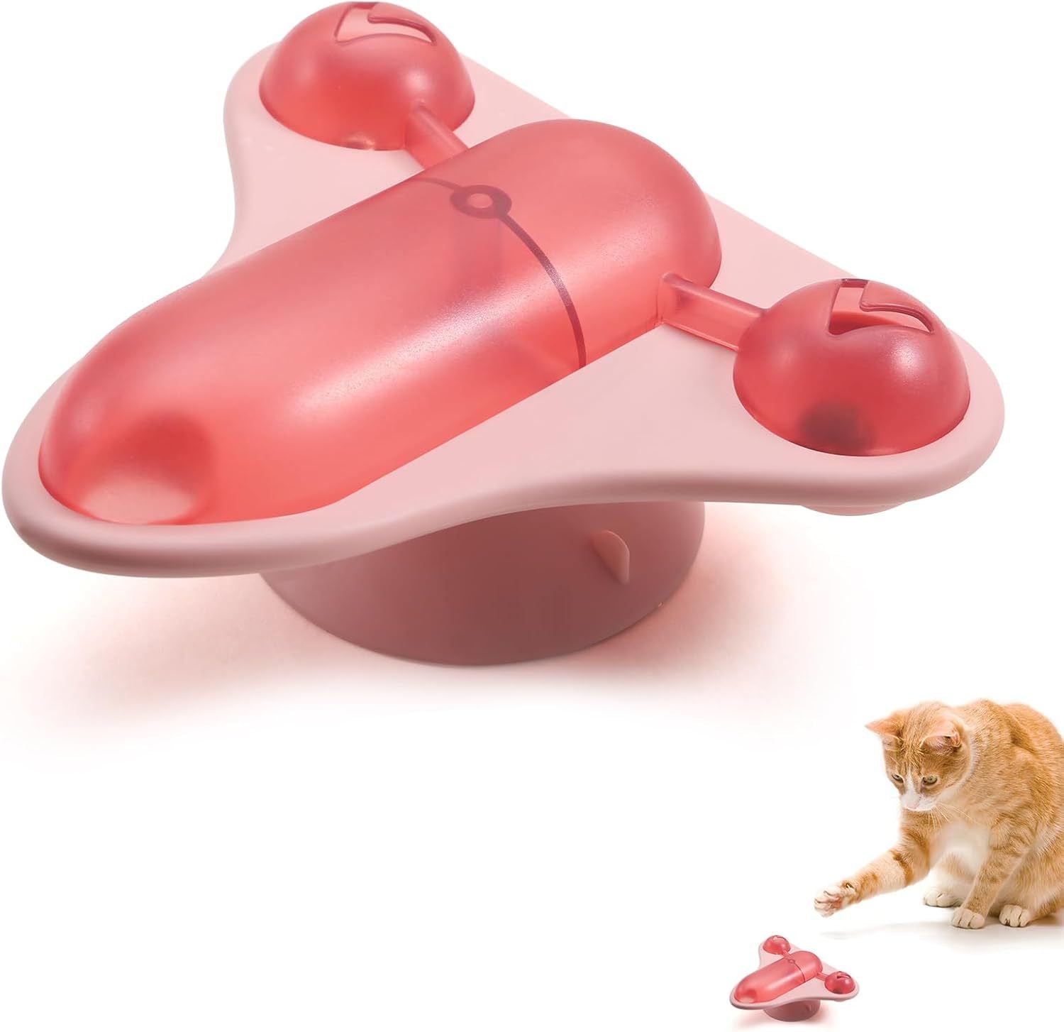 HKM-301971 Interactive Pet Puzzle Toy with Bell and Snack Dispenser for Cats, Dogs, and Small Pets