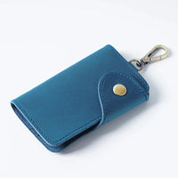 HKM-041491 Handmade Leather Multi-functional Key Case and Card Holder for Men and Women