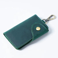 HKM-041491 Handmade Leather Multi-functional Key Case and Card Holder for Men and Women
