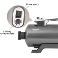 HKM-579475 High-Power Dual Motor Pet Dryer with Stepless Speed Control for Dogs and Cats