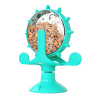 HKM-940371 Interactive Cat and Dog Puzzle Toy with Snack Dispenser and Rotating Bell