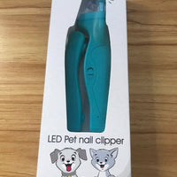 HKM-152339 Rechargeable LED Pet Nail Clippers with Nail Collector and Precision Blade Design