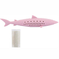 HKM-546835 Catnip-Infused Silicone Fish Shape Chew Toy for Dental Care and Playtime