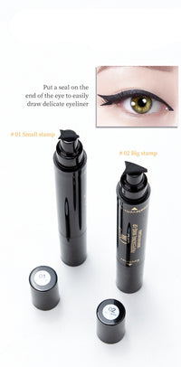 HKM-658835 Waterproof Non-Smudge Black Wing Liquid Eyeliner Pen for Precise Application