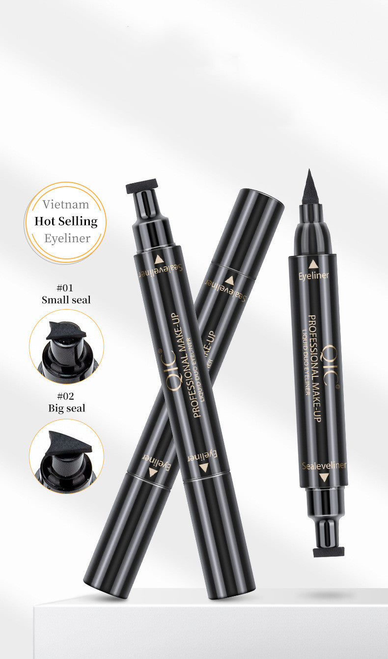 HKM-658835 Waterproof Non-Smudge Black Wing Liquid Eyeliner Pen for Precise Application