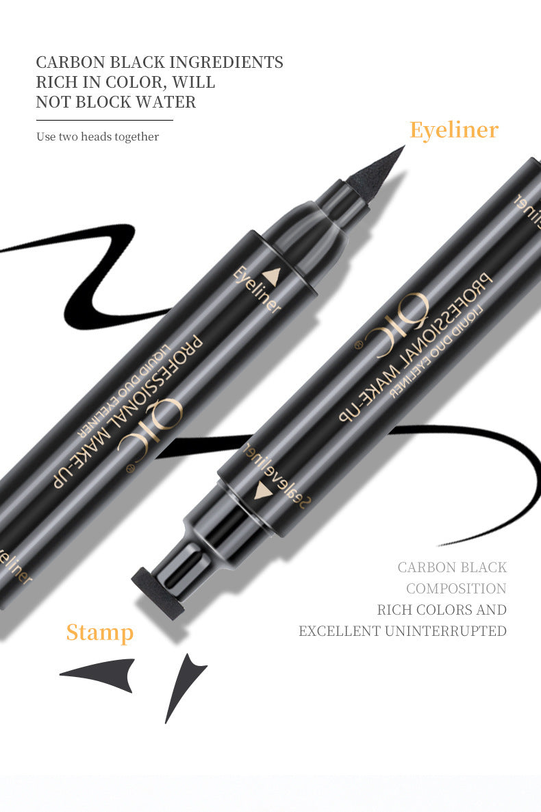 HKM-658835 Waterproof Non-Smudge Black Wing Liquid Eyeliner Pen for Precise Application