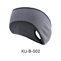 HKM-427667 Fleece-Lined Sports Headband for Running and Yoga, Ear Coverage and Ponytail Compatibility