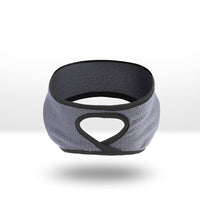 HKM-427667 Fleece-Lined Sports Headband for Running and Yoga, Ear Coverage and Ponytail Compatibility