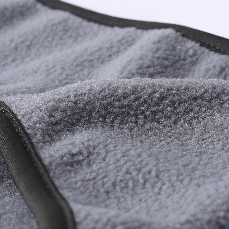 KTX-427667 Fleece-Lined Sports Headband for Running and Yoga, Ear Coverage and Ponytail Compatibility