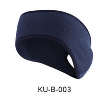 HKM-427667 Fleece-Lined Sports Headband for Running and Yoga, Ear Coverage and Ponytail Compatibility