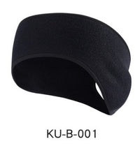 HKM-427667 Fleece-Lined Sports Headband for Running and Yoga, Ear Coverage and Ponytail Compatibility