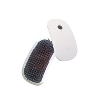 HKM-906451 Handheld Electric Pet Massage Brush with Vibration for Cats and Dogs - TPE Soft Tooth Grooming Tool - Portable and Compact