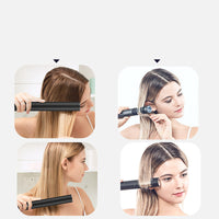 HKM-347539 Dual-Purpose Ceramic Curling Iron for Straightening and Curling - 21mm-30mm Diameter, Fast Heating