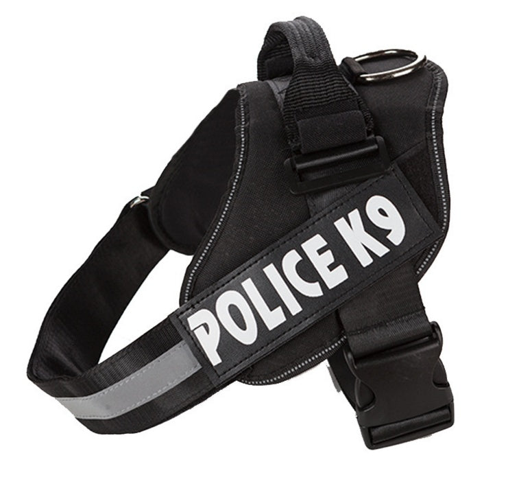 HKM-335251 K9 Explosion-Proof Oxford Cloth Dog Harness with Adjustable Chest Straps - Multiple Sizes Available