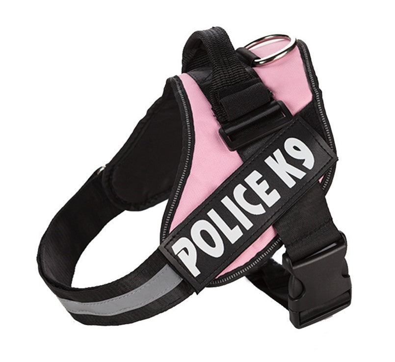 HKM-335251 K9 Explosion-Proof Oxford Cloth Dog Harness with Adjustable Chest Straps - Multiple Sizes Available