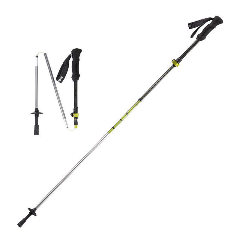 HKM-226067 Lightweight Adjustable Outdoor Folding Trekking Poles for Hiking and Trail Walking
