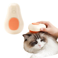 HKM-724051 3 in 1 Pet Grooming Steam Brush for Cats and Dogs - Self-Cleaning, Water Spray Function, Gentle Massage, and Portable Design
