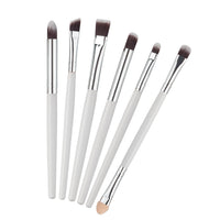 HKM-853139 6-Piece Essential Eye Makeup Brush Set for Eyeshadow, Eyebrow, Lip, and Eyeliner Applications