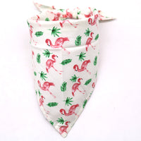 HKM-701331 Floral Design Cotton Pet Dog Saliva Towel in Various Colors