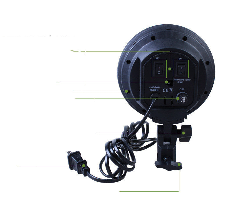 KTX-855443 Ceramic Quadruple Lamp Holder for Studio Photography Lighting