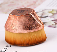 HKM-803411 Foundation Brush with Earth-Friendly Carrying Case for Powder, Liquid, Cream, and Blush Application