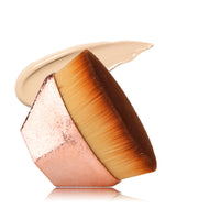 HKM-803411 Foundation Brush with Earth-Friendly Carrying Case for Powder, Liquid, Cream, and Blush Application