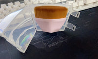 HKM-803411 Foundation Brush with Earth-Friendly Carrying Case for Powder, Liquid, Cream, and Blush Application