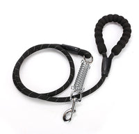 HKM-972499 Reflective Nylon Dog Traction Belt Leash - 1.2cm x 1.5m, All-Season Design
