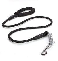 HKM-972499 Reflective Nylon Dog Traction Belt Leash - 1.2cm x 1.5m, All-Season Design
