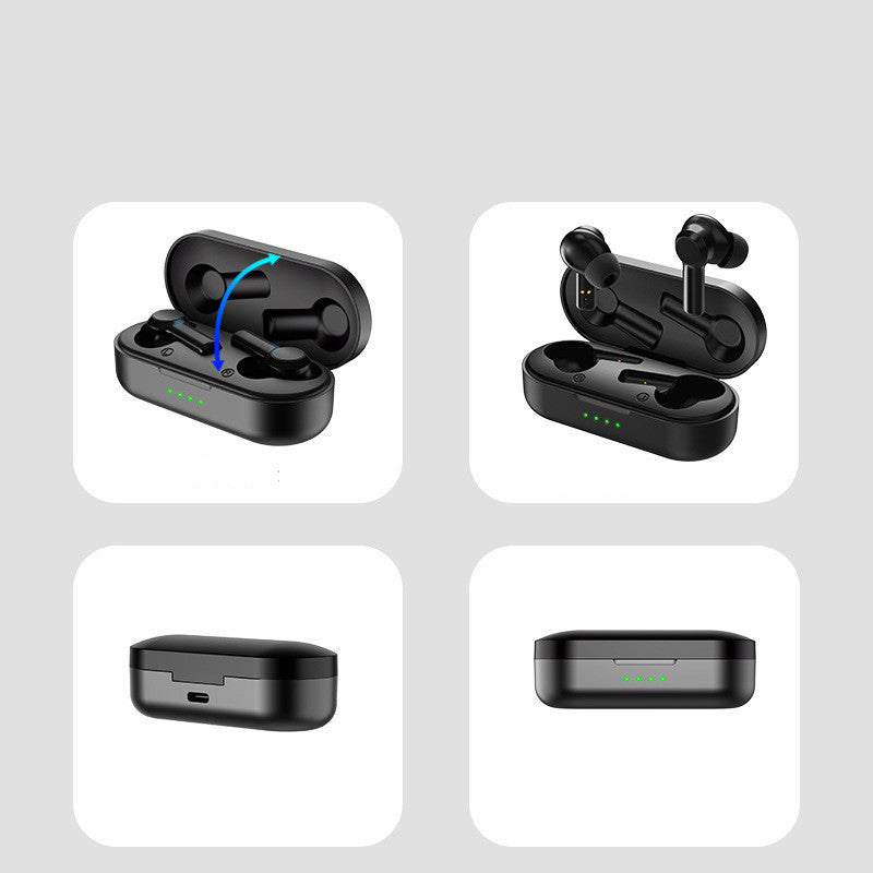 KTX-247763 Waterproof ANC Noise Canceling Bluetooth Headphones with Charging Case - W20 Model