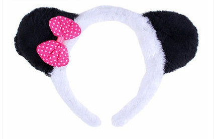 HKM-485139 Animal-Themed Plush Headband for Kids - Various Designs Available