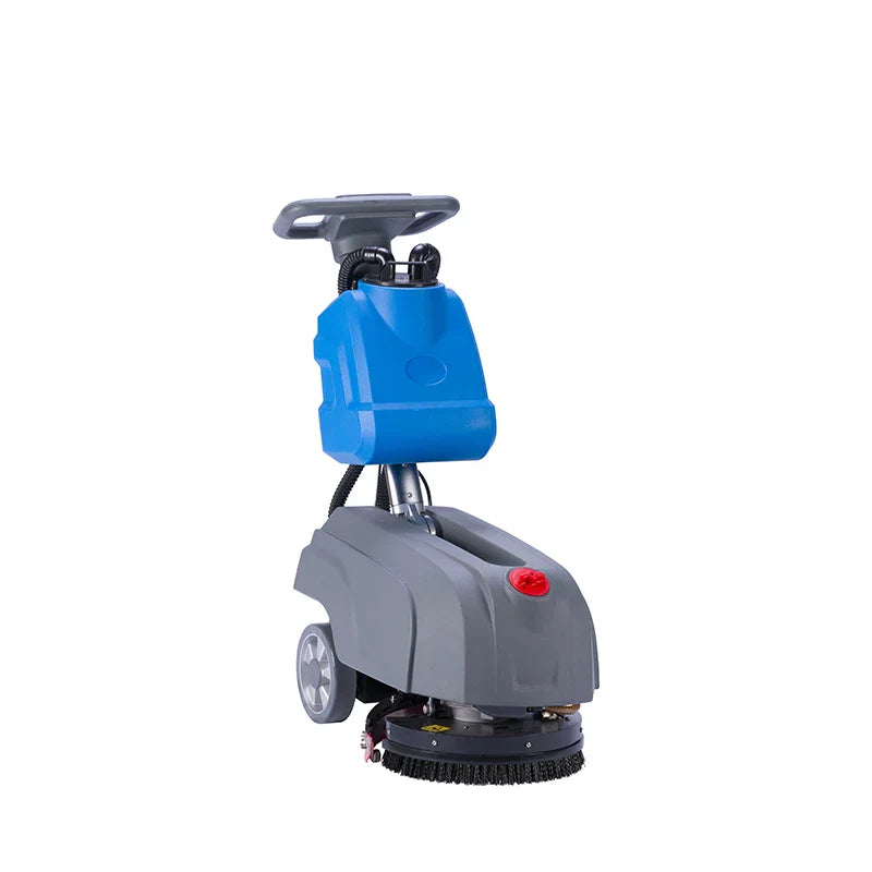 KTX-862547 Compact 24V Electric Walk-Behind Mini Floor Cleaning Machine for Shops and Burnishing