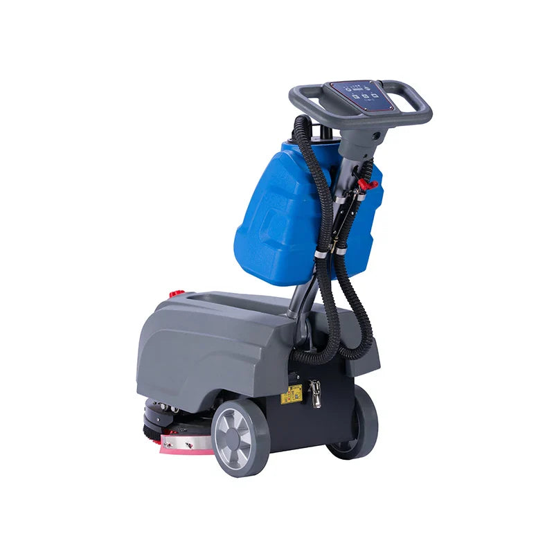 KTX-862547 Compact 24V Electric Walk-Behind Mini Floor Cleaning Machine for Shops and Burnishing