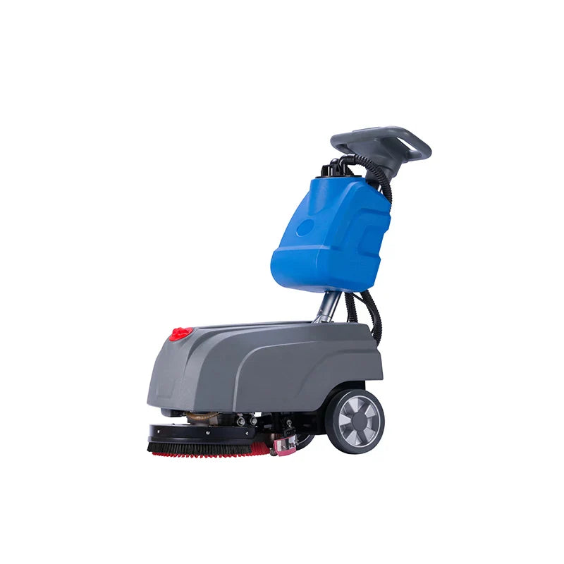 KTX-862547 Compact 24V Electric Walk-Behind Mini Floor Cleaning Machine for Shops and Burnishing
