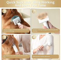 HKM-770323 5-in-1 Dog Grooming Kit with Vacuum Suction and Low Noise Technology for Small to Medium Pets