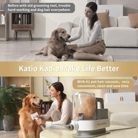 HKM-770323 5-in-1 Dog Grooming Kit with Vacuum Suction and Low Noise Technology for Small to Medium Pets