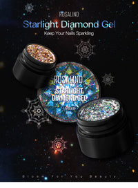 HKM-139411 Xingyao UV Gel Nail Polish with Seven-Color Sequins, 5ML Diamond Glue