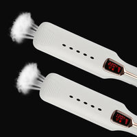 HKM-582291 Multifunctional Negative Ion Infrared Steam Hair Straightening Comb with Self-Locking Feature and Temperature Control