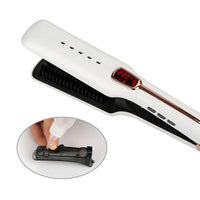 HKM-582291 Multifunctional Negative Ion Infrared Steam Hair Straightening Comb with Self-Locking Feature and Temperature Control