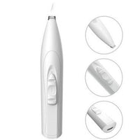 HKM-769171 Electric Pet Hair Trimmer for Cats and Dogs - Rechargeable and Battery Operated Scissors in White and Pink