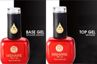 HKM-203795 Poly Gel Nail Kit - UV Builder Gel for Enhancement and Extension with Slip Solution - French Style Varnish Set