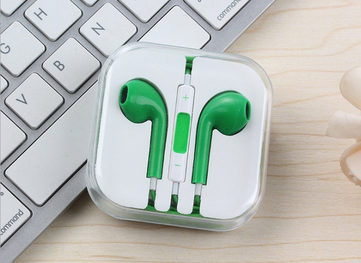 KTX-460179 Dynamic In-Ear Headphones with Wired Control, Universal 3.5mm Connection, 1.2m TPE Cable, Compatible with MP3 and Mobile Devices