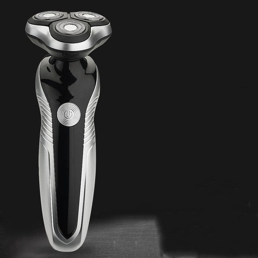 HKM-612243 4D Rechargeable Washable Electric Shaver with Rotating 3 Heads