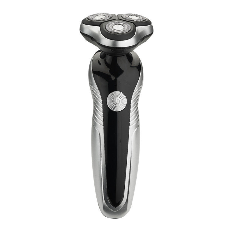 HKM-612243 4D Rechargeable Washable Electric Shaver with Rotating 3 Heads
