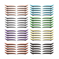 HKM-178515 Reusable Eyeliner Stickers in Multiple Colors – 10 Stickers per Pair, Various Designs Available