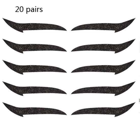HKM-178515 Reusable Eyeliner Stickers in Multiple Colors – 10 Stickers per Pair, Various Designs Available